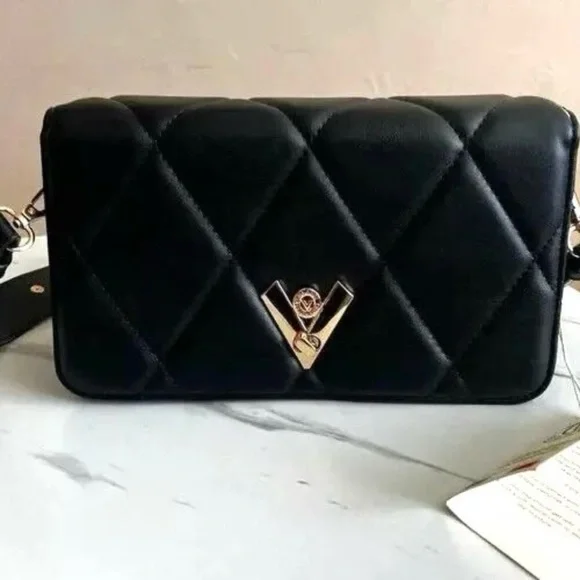 NWT Valentino Orlandi Diamond Quilted Crossbody - Picture 3 of 10